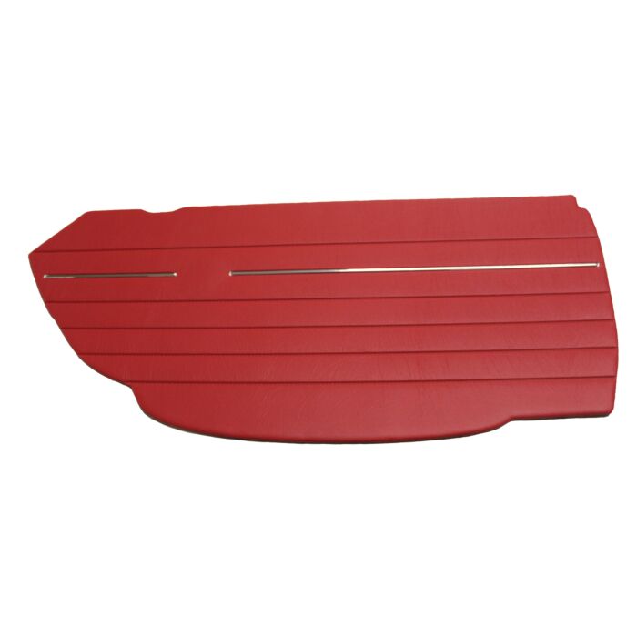 Volvo upholstery P1800S doorpanel right T red see part 691415 Volvo repuesto no 691416