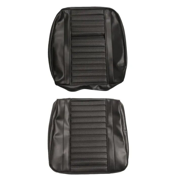 Volvo Funda de asiento Amazon Juego de asiento y respaldo de vinilo negro 1965-1968 417-428-584-511-515-168 172-507 Volvo repuesto no 691438-41