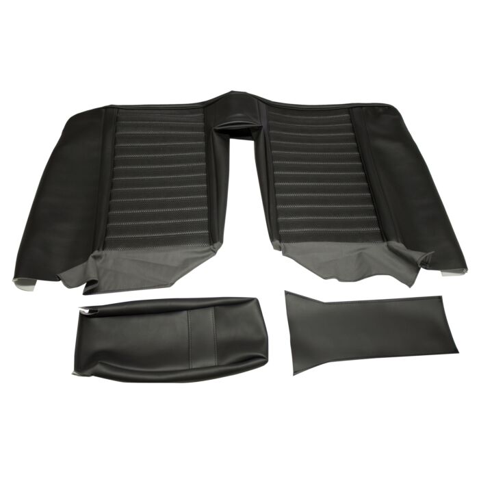 Volvo Tapicería Amazon 4 puertas funda de asiento trasero negro 1966-1968 172-507 (con reposabrazos) ver 691464 Volvo repuesto no 691465