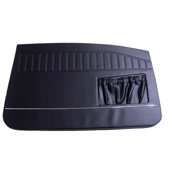 Bekleding Amazon 2 deurs deurpaneel zwart Links 1966-1968 417-515 +tas 428-584 SET 2 stuks incl 692003
