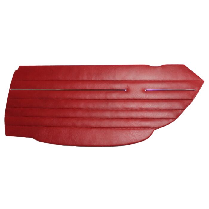 Volvo Tapicería P1800E panel de puerta izquierdo superior rojo Volvo repuesto no 694202