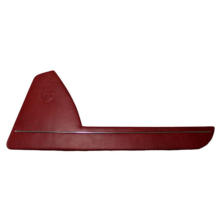 Volvo Tapicería P1800E panel de puerta inferior derecho rojo Volvo repuesto no 694213