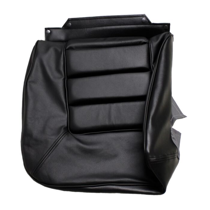 Volvo Tapicería 164+140GL -1974 asiento delantero de cuero negro + respaldo 1970-1974 SET incl 694751 Volvo repuesto no 694750
