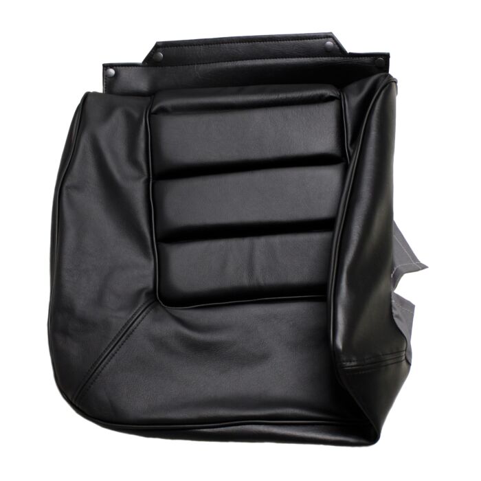 Volvo Tapicería 164+140GL -1974 asiento delantero de cuero negro + respaldo 1970-1974 SET incl 694751 Volvo repuesto no 694750