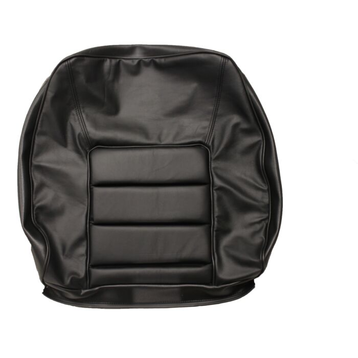 Volvo Tapicería 164+140GL cuero negro tapa respaldo asiento delantero 1970-1974 Volvo repuesto no 694751