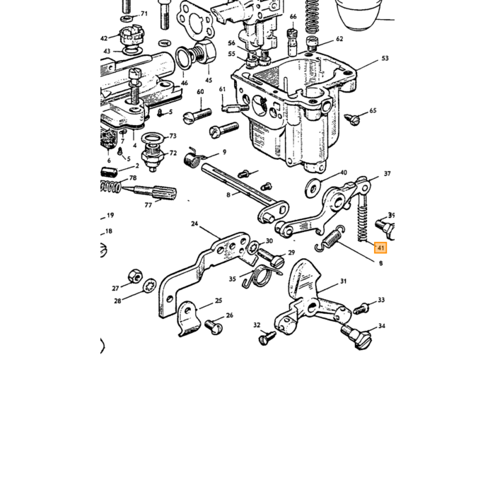 Volvo Muelle para bomba de acelerador carburador Zenith 34vn+36VN Volvo repuesto no 71708