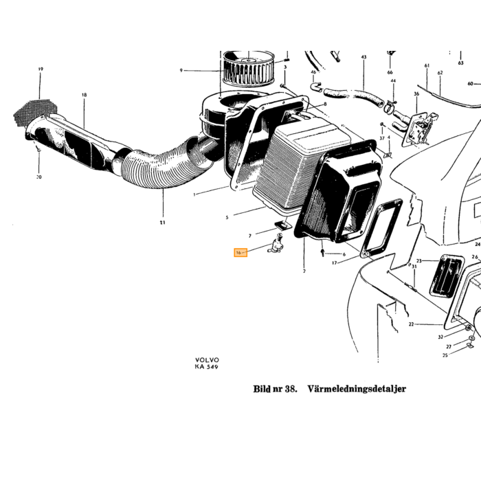 Volvo Válvula de drenaje motor B16+B18+B20+B30+B21+B23+B230 (191698)(82744) Volvo repuesto no 82745