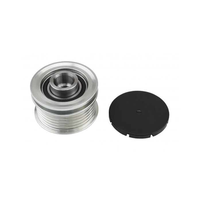 Volvo Polea de alternador 300C 500L C30 C70 Cherokee C-Max Combo Doblo Ducato Fiesta Focus Focus C-Max Freemont Fusion Giulietta Grand Cherokee Kuga Liberty Mazda3 Nitro Renegade S40 Thema V50 Wrangler número de pieza Volvo 8666579_B