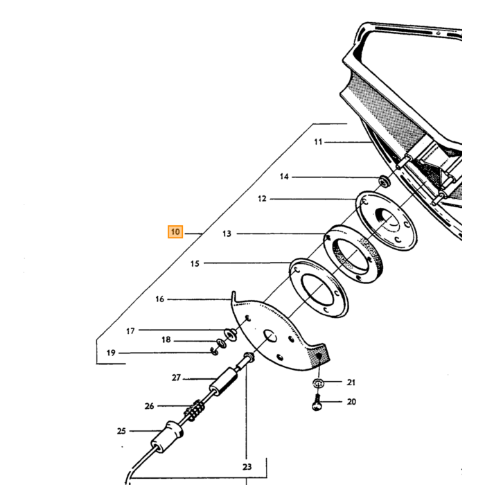 Volvo Anillo de goma para faro PV544+Duett+Amazon Volvo repuesto no 88052