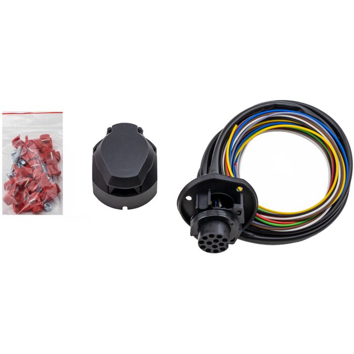 Conjunto de conexión de remolque Volvo de 13 polos para Volvo 850 S70 V70 (-2000) V70 XC (-2000) S40 V40, número de pieza de Volvo 8999trek13.
