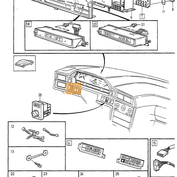 Volvo Engranaje VDO Cuentakilómetros 12 dientes Volvo 850 eu n USA versión Volvo parte nr 9128103 producto para Volvo.