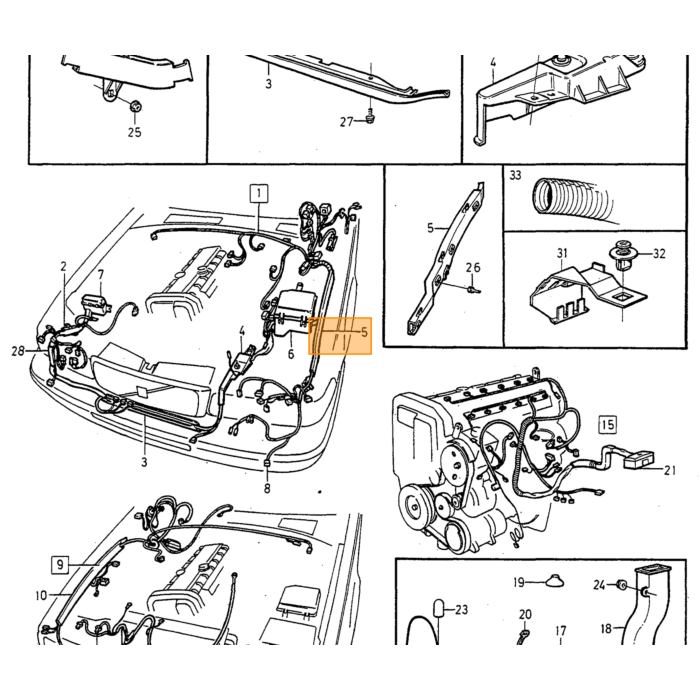 Producto Volvo, guía Volvo, pieza nº 9128227 para Volvo