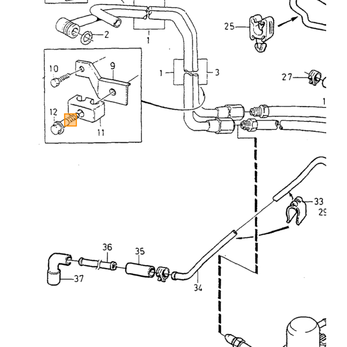Producto Volvo, soporte Volvo, pieza nº 9135422 para Volvo