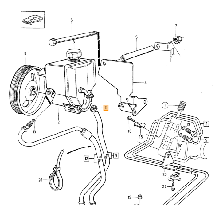 Volvo Cremallera de dirección 850+S70+V70 -2000 2WD C70-2005 ref 5003815 6800275 8251305 8602270 9140421 9169210 9461275 Volvo repuesto no 9140421