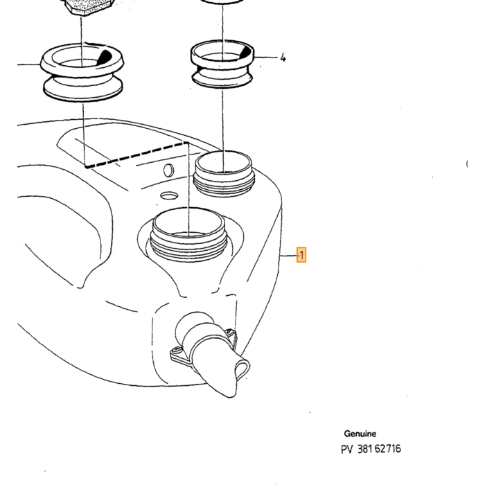 Volvo Bomba de combustible diesel 850+ V70 S70+S80 1996-2000 D5252 kit de reemplazo (en tanque) Volvo repuesto no 9141127
