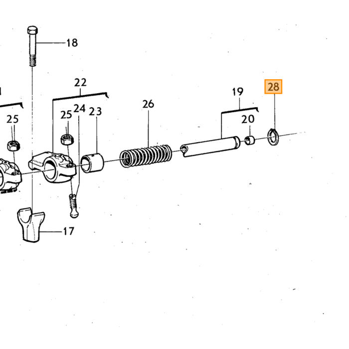 Volvo Simmerring Balancín para B18+B20+B30 Volvo, número de pieza 914456