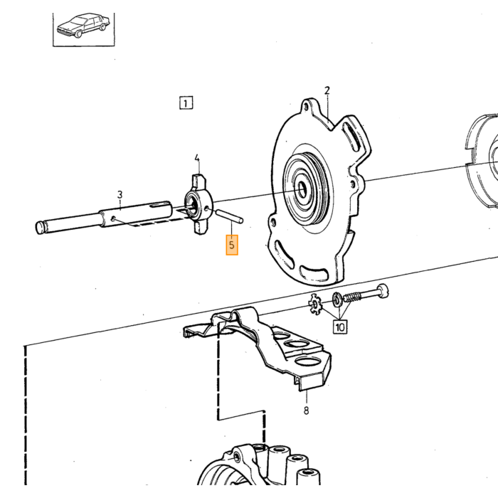 Volvo Sensor de posición del árbol de levas Volvo 850 900 C70 (-2005) S70 V70 (-2000) S90 V90 V70 XC (-2000) 0232101023 0232101030 Volvo repuesto no 9146108