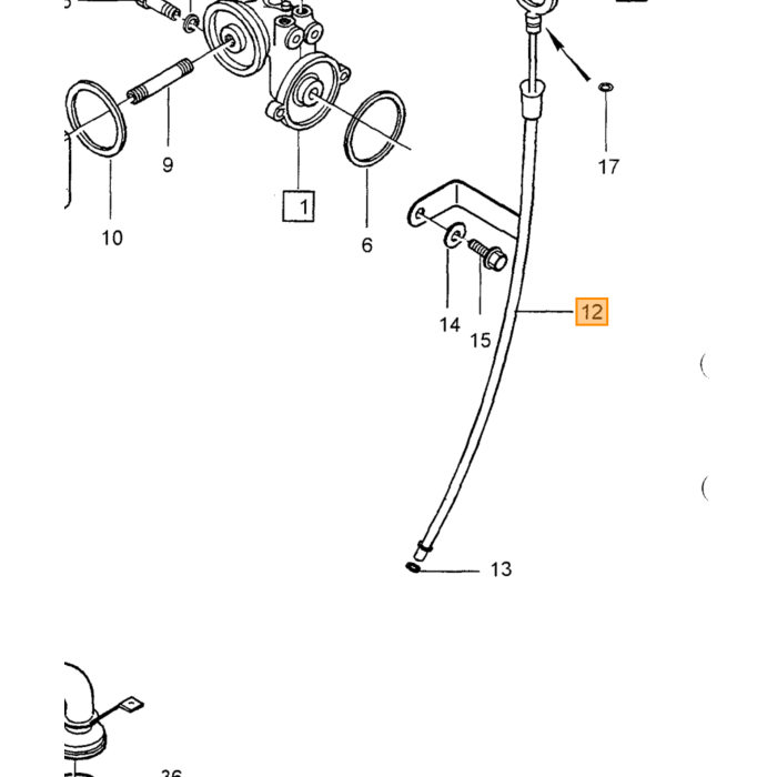 Producto Volvo Tubo, pieza de Volvo número 9180683 para Volvo