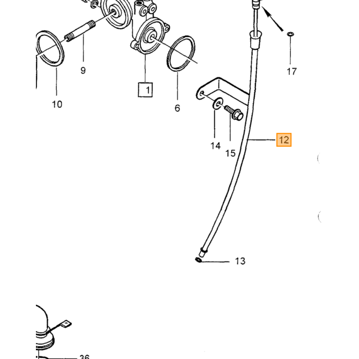 Producto Volvo Tubo, pieza de Volvo número 9180683 para Volvo