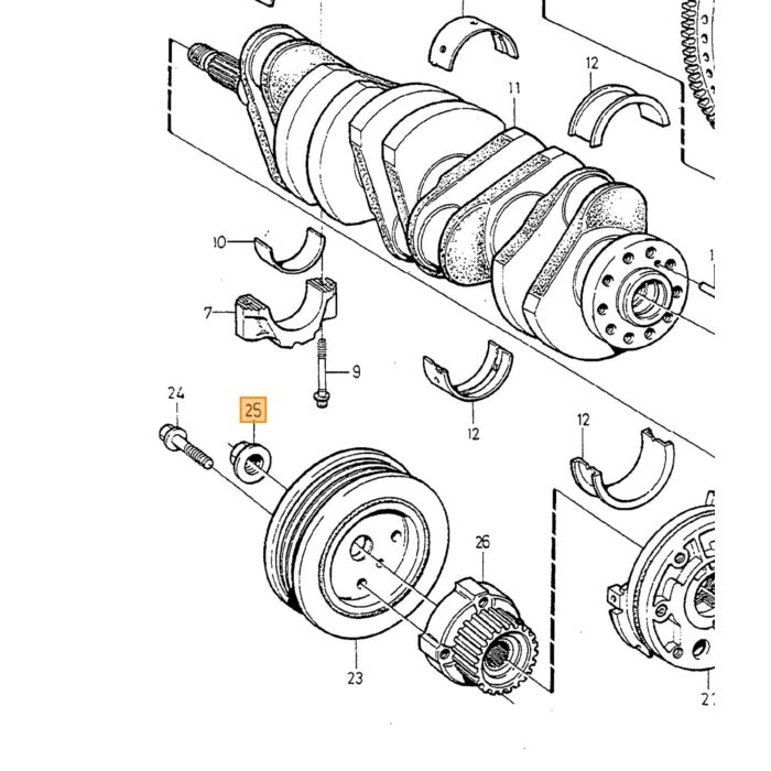 Volvo Tornillo Culata Diesel Volvo 200 - 700 - 900 - 850 - S70 - V70 - S80 Volvo repuesto no 9186535