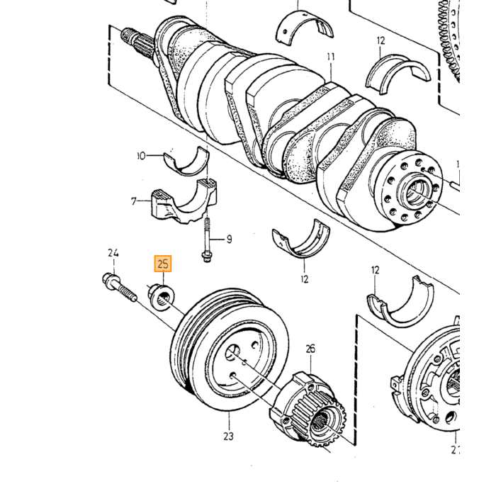 Volvo Tornillo Culata Diesel Volvo 200 - 700 - 900 - 850 - S70 - V70 - S80 Volvo repuesto no 9186535