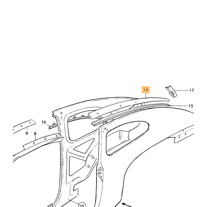 Volvo Placa cerradura puerta PV+Duett izquierda (en puerta) Volvo repuesto no 93894