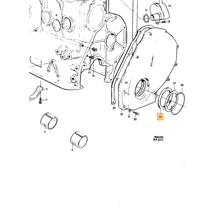 Volvo Anillo de goma tapón de llenado de aceite B18/B20/B30/B19/B21/B23/B200/B230/B52x (junta) amazon pv 544 P1800 140 164 240 740 760 S60 V70 XC90 S80 C70 1275379 1275379 tapa del tanque Volvo repuesto no 940096