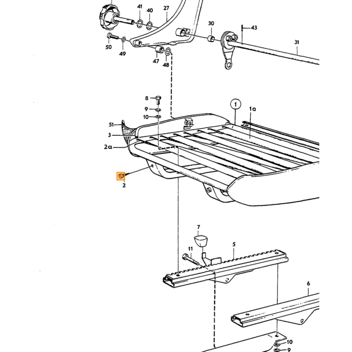 Volvo Tornillo soporte asiento trasero parker cross head Amazon kombi 220 para 669618+669619 acero inoxidable Volvo repuesto no 940105