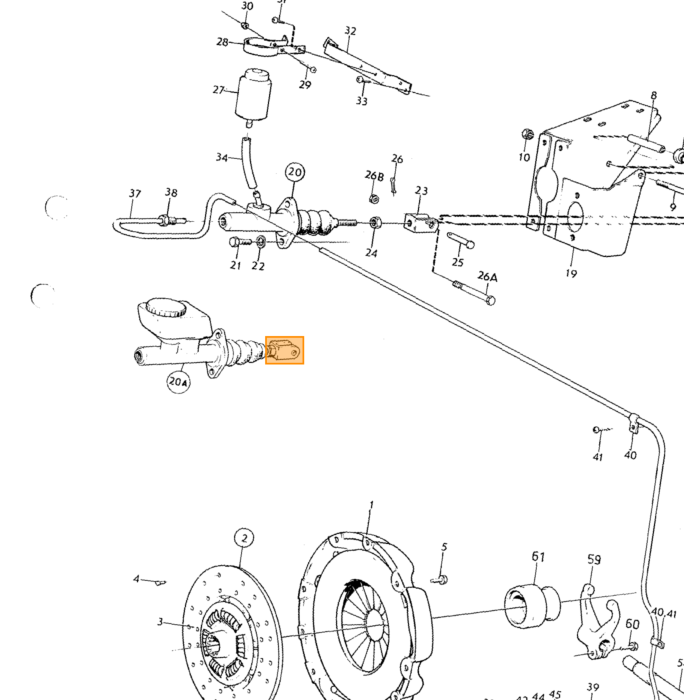 Tornillo Hexagonal Volvo, pieza Volvo nr 940156