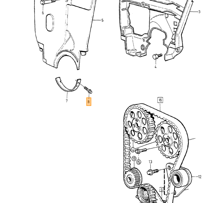 Anillo de Resorte Volvo 1/4 pulgada div Volvo número de pieza 941906