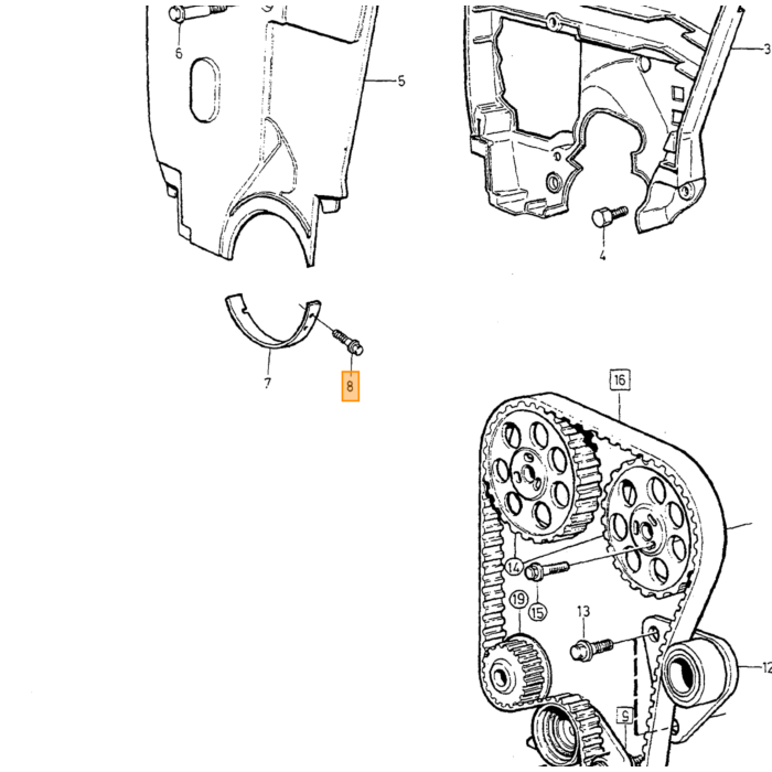Anillo de Resorte Volvo 1/4 pulgada div Volvo número de pieza 941906