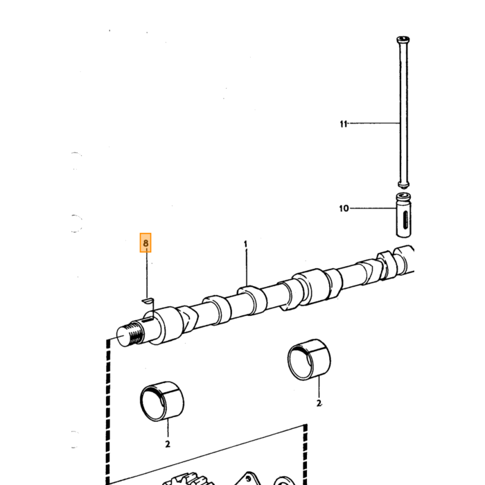 Producto Volvo, tornillo Volvo, número de pieza 943781