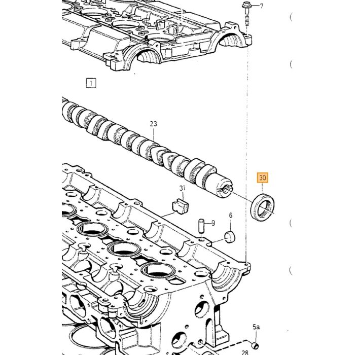 Volvo Retén árbol levas trasero volvo 700-850-900 C70 -2005 S/V40 -2004 v70 -2000 xc90 2003+ ver artículo 135.150_B Volvo repuesto no 9443310