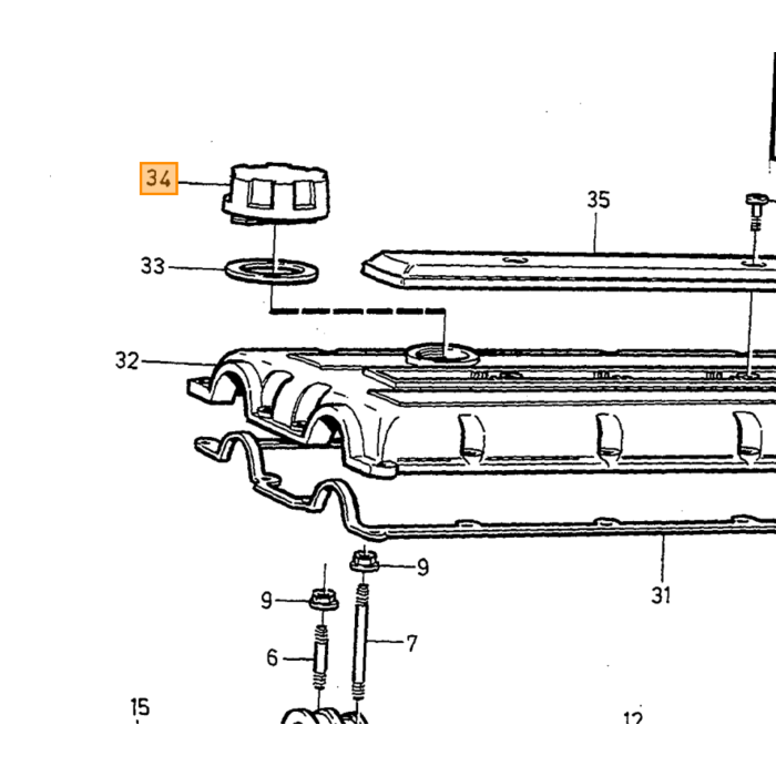 Volvo Retén árbol levas trasero volvo 700-850-900 C70 -2005 S/V40 -2004 v70 -2000 xc90 2003+ ver artículo 135.150_B Volvo repuesto no 9443310