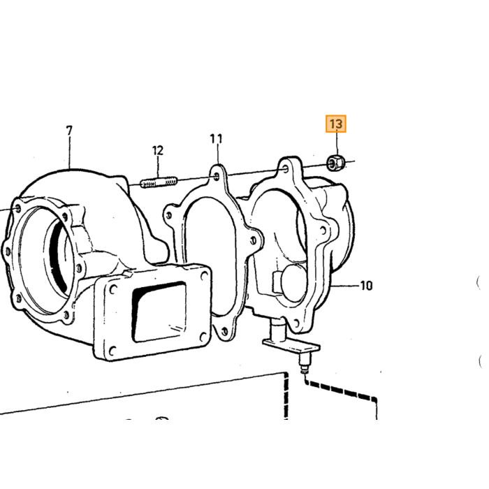 Producto Volvo: Tuerca de Ranura Volvo, Número de Pieza 946344
