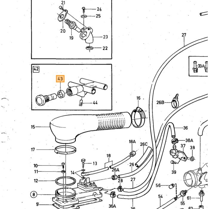 Anillo de goma Volvo, pieza Volvo número 946608