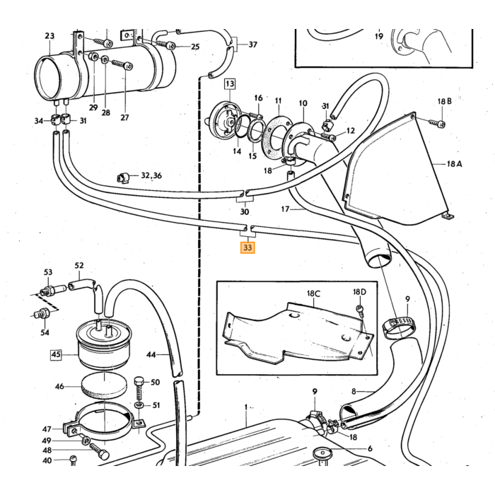 Producto Volvo Buis, pieza de Volvo número 946645