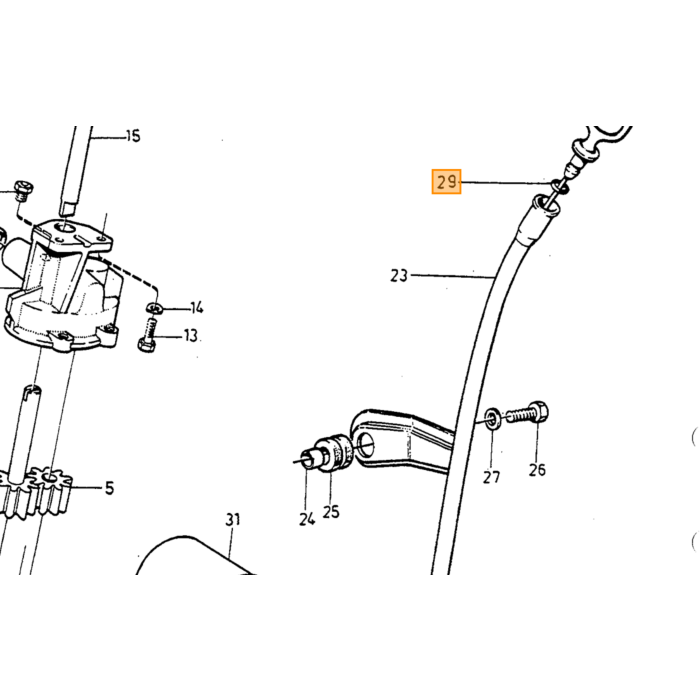 Volvo Varilla nivel de aceite del anillo goma B19 B21 + B23 + B230 + B200 goma e aire ajuste implementación de carburador tornillo 240 + 740 Volvo repuesto no 947114