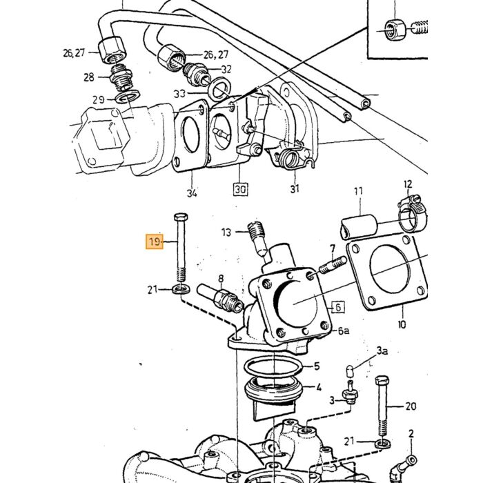 Tornillo Hexagonal Volvo, pieza Volvo nr 948373
