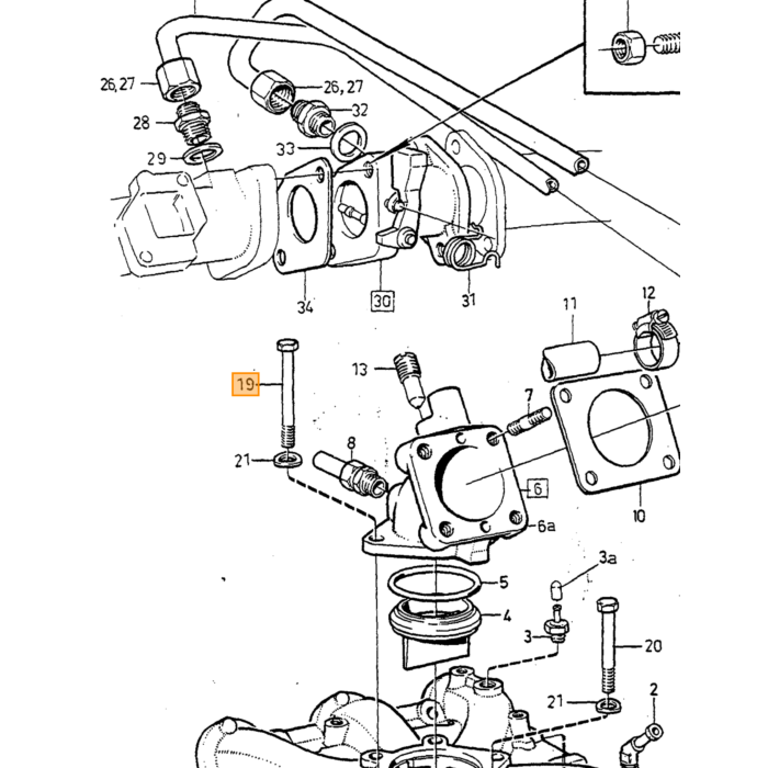 Tornillo Hexagonal Volvo, pieza Volvo nr 948373
