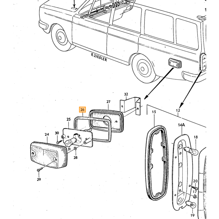 Producto Volvo, tornillo Volvo, número de pieza 950011