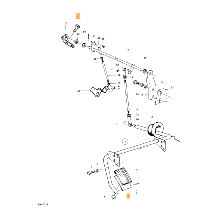 Producto Volvo, tornillo Volvo, número de pieza 950019 para Volvo.