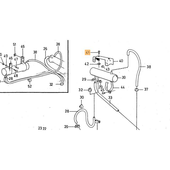 Volvo Tornillo puerta/faro ea unc tanque de combustible flotador etc UNC10-24-PV444+PV544+Duett+Amazon Volvo repuesto no 950021