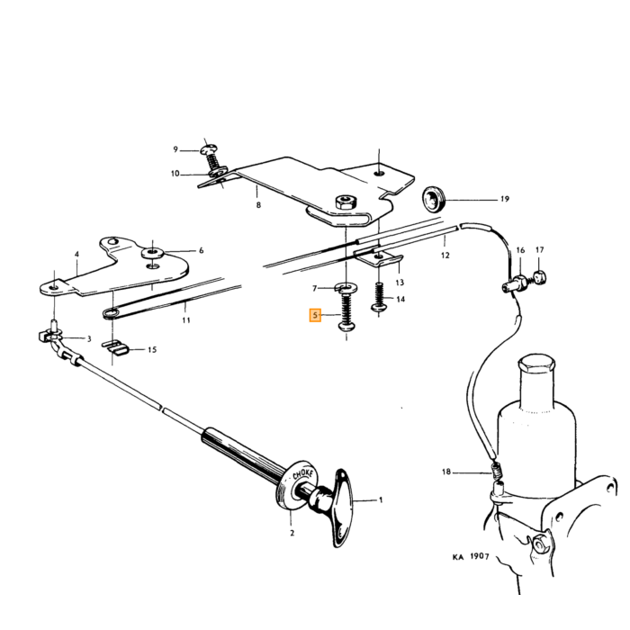 Producto Volvo, tornillo Volvo, número de pieza 950022
