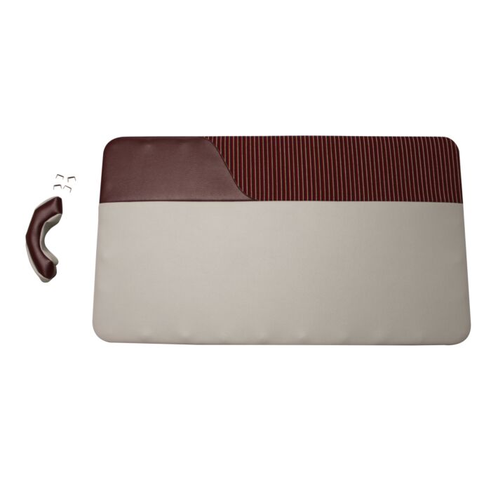 Bekleding PV444 deur rechts rood-bruin-wit type BS code 9