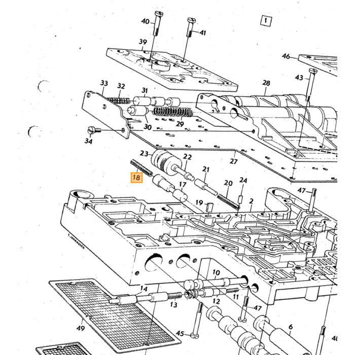 Ajuste de Compresión Volvo, pieza Volvo nr 954365