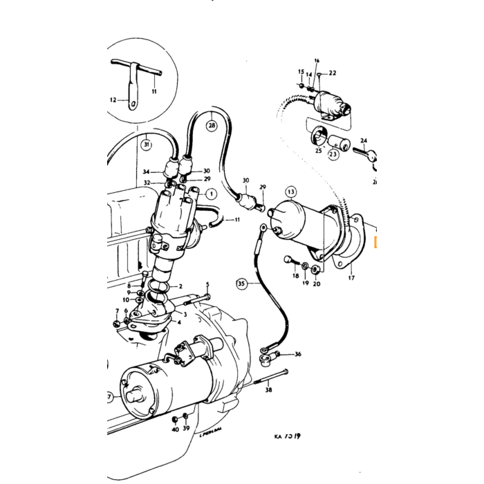 Producto Volvo Bout UNF 3/8-25mm B16 B18 B20 número de pieza Volvo 955675
