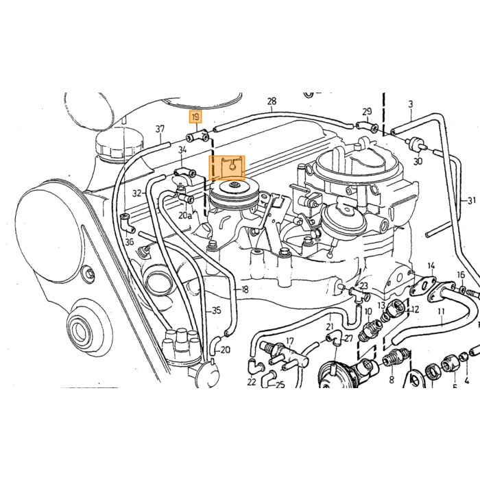 Producto Volvo: Tuerca Hexagonal, número de pieza Volvo 957019