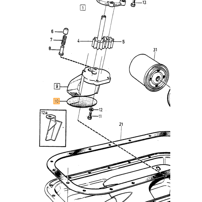 Producto Volvo, pieza de Volvo, número de pieza 969155