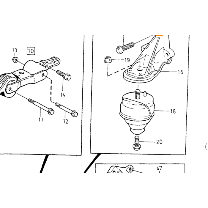 Volvo Juego de varillas (completo) para horquilla de aluminio Volvo 740 - 760 - 780 - 940 - 960 Volvo repuesto no 971098